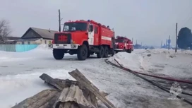 В Большеулуйском районе в пожаре погибли двое маленьких детей и их мать