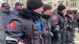 Protestierende in Chisinau protestieren gegen Regierungszensur