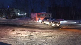 В Томске водитель автомобиля не уступил дорогу автобусу, пострадали два пассажира