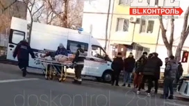 Двое пешеходов попали под колеса иномарок в Благовещенске