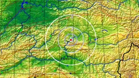 The earthquake occurred 80 km from Kyzyl in Tuva