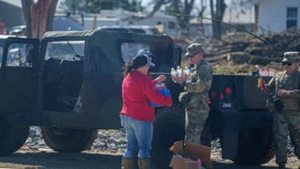 Trump schickte die nationale Wache, um die Folgen der Katastrophe in Arkansas zu beseitigen