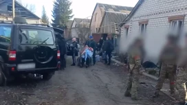 Soldiers from Mari El helped with the evacuation of civilians from liberated Suji