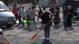 En la zona del parque forestal "Sapitskaya Box" celebró otro sábado