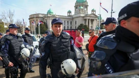 Los francotiradores vieron edificios alrededor de la administración presidencial serbia