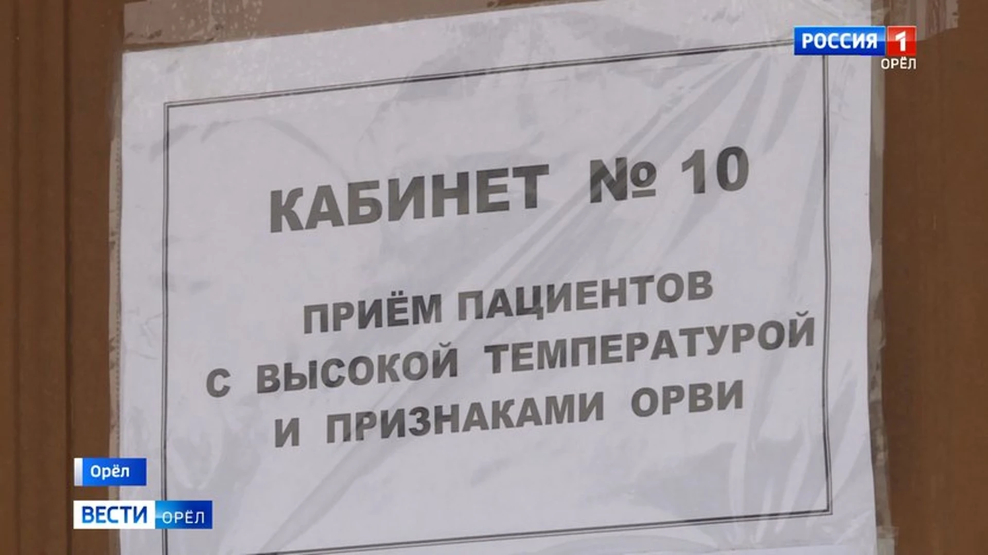 Заболеваемость ОРВИ в Орловской области снизилась на четверть