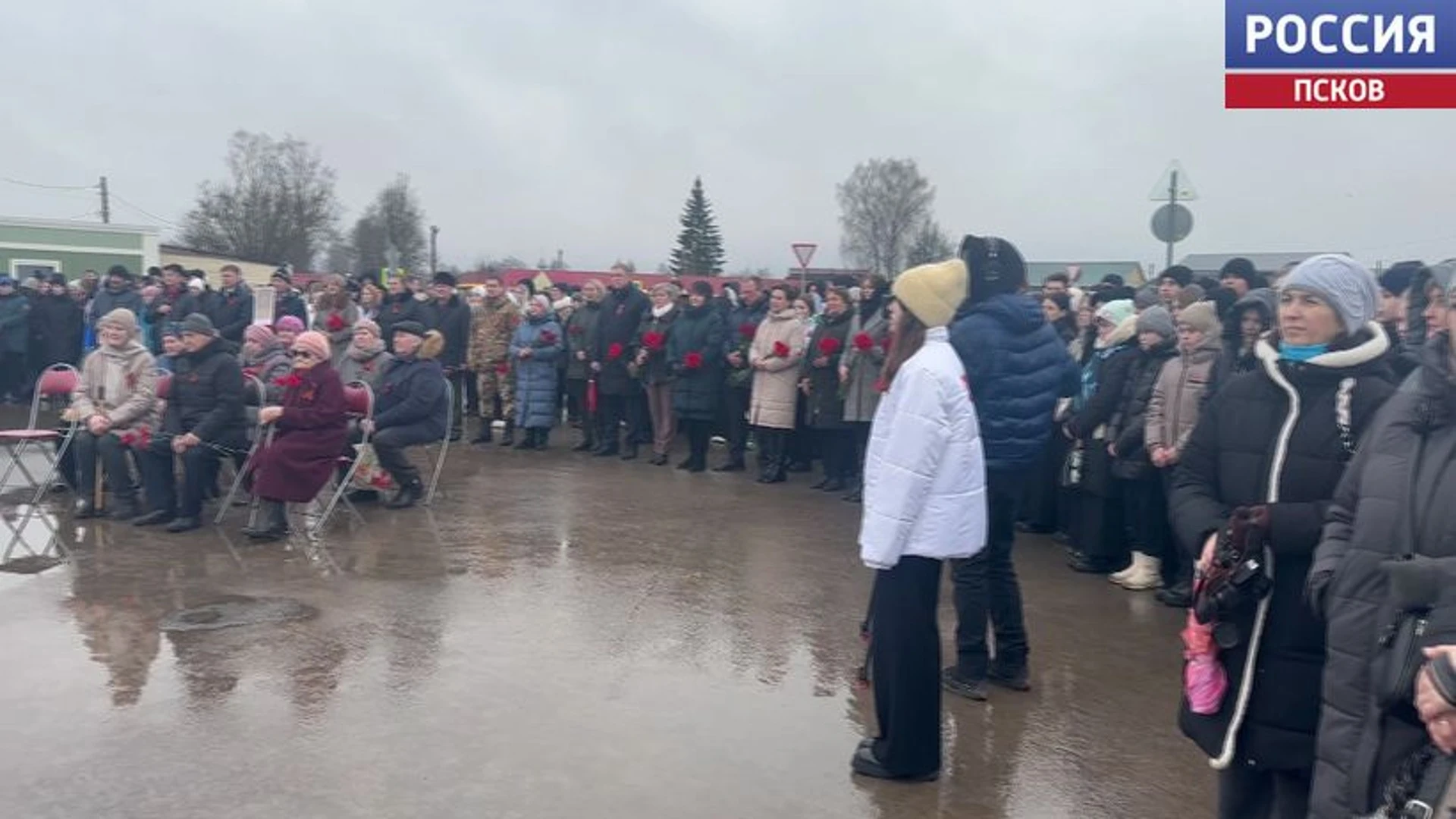 В Порховском районе отмечают 80-ю годовщину освобождения от немецко-фашистских захватчиков