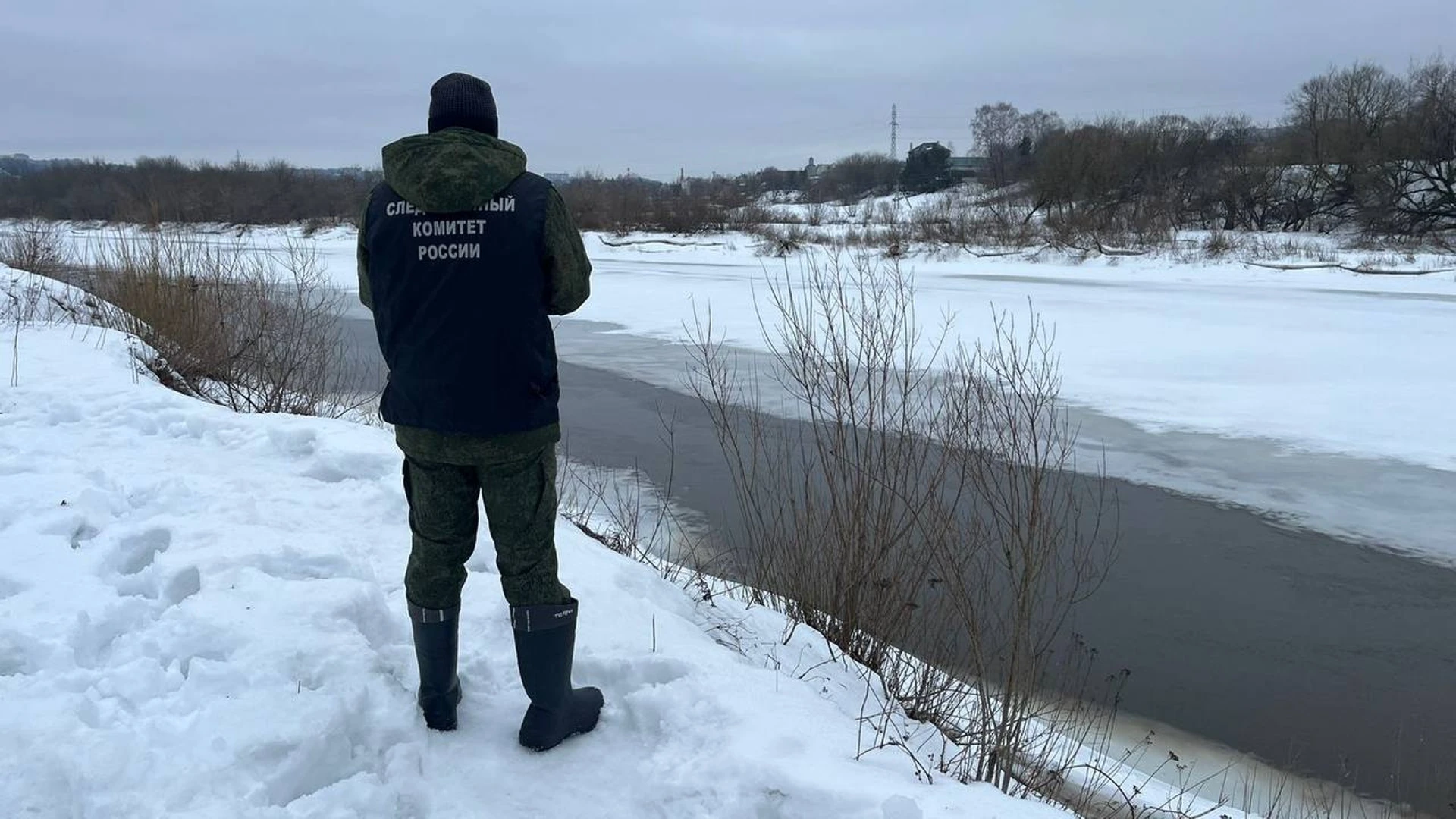 Два мальчика провалились под лед в Смоленске