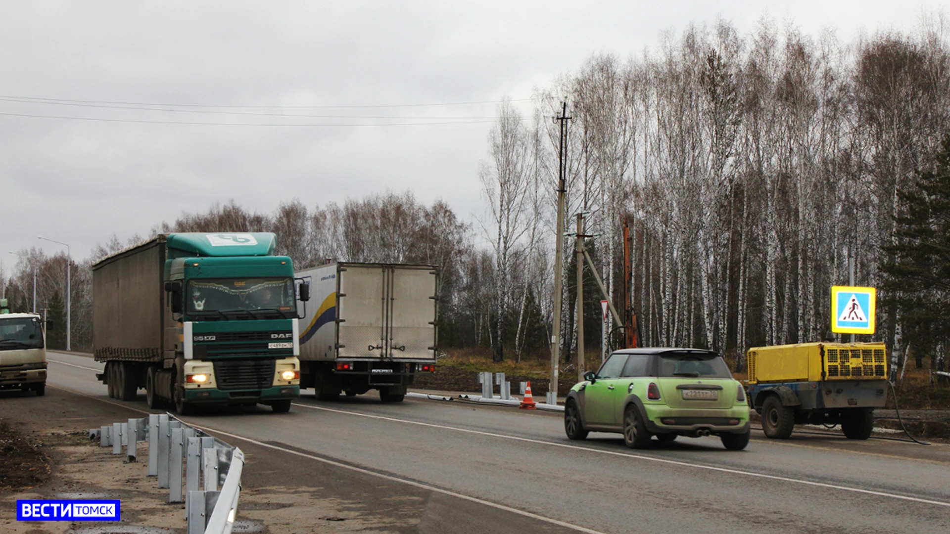 Движение большегрузов ограничат весной на загородных трассах в Томской области