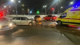 Трех взрослых и подростка доставили в больницу после ДТП в Чебоксарах