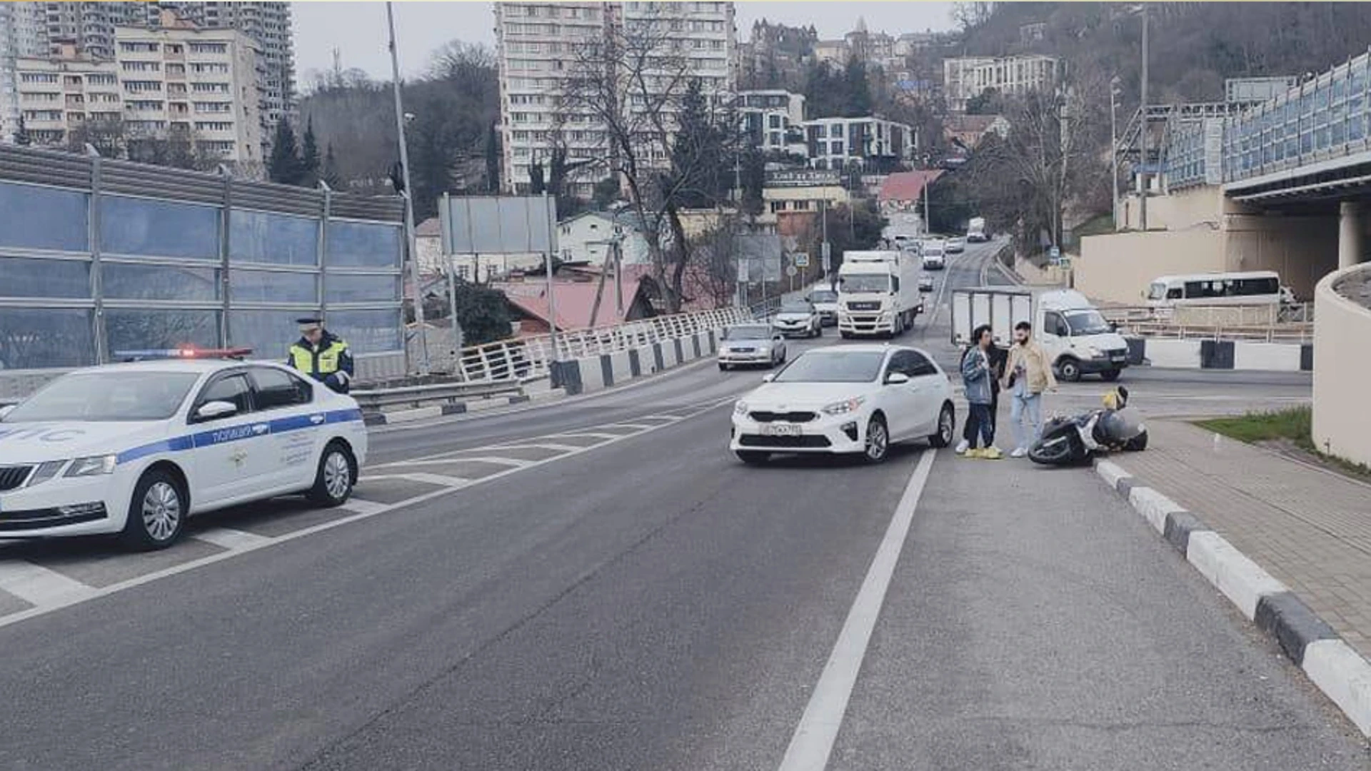 В Сочи за два дня в результате аварий пострадали три ребенка