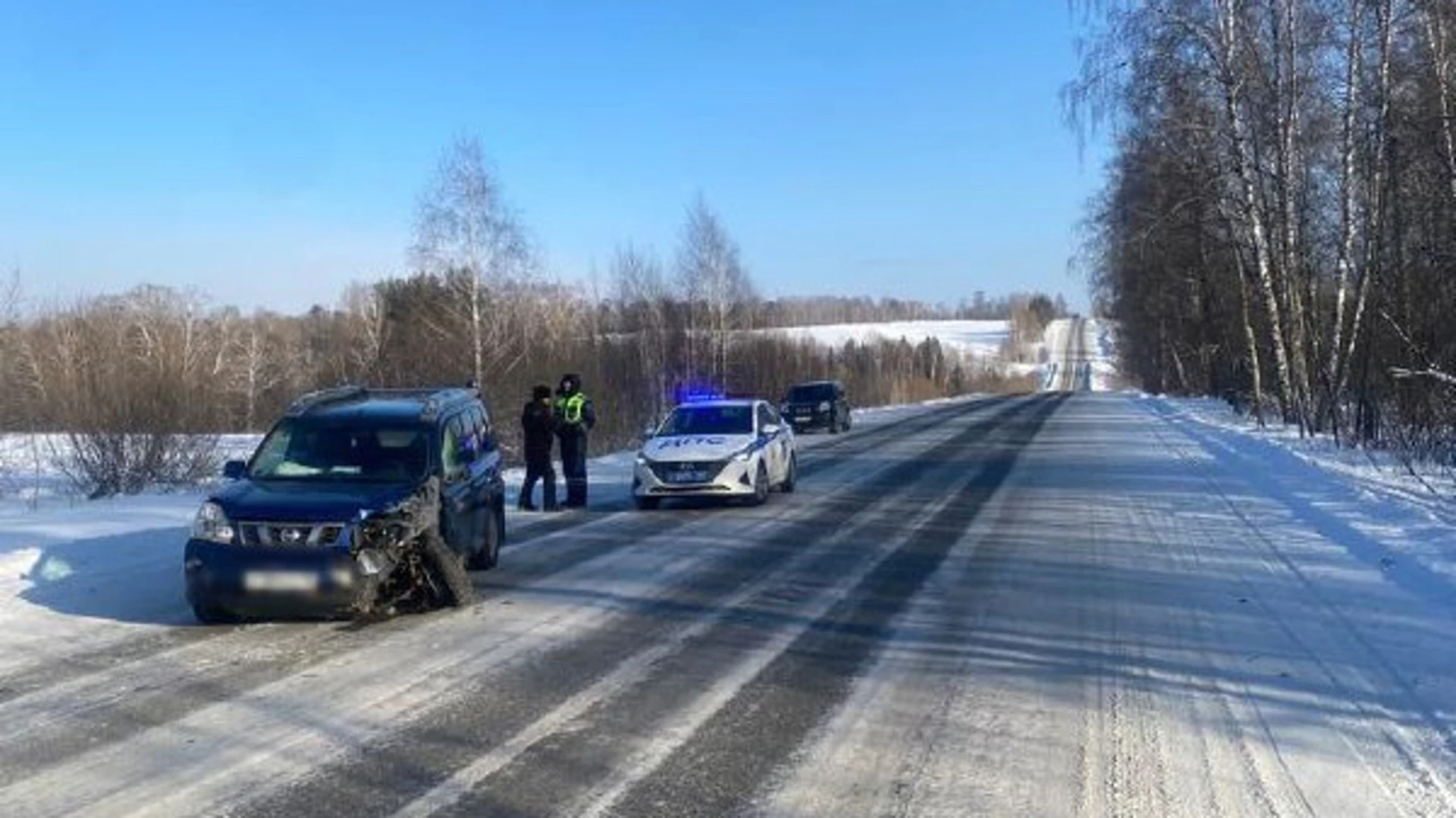 Несовершеннолетняя девочка пострадала в результате ДТП на томской трассе