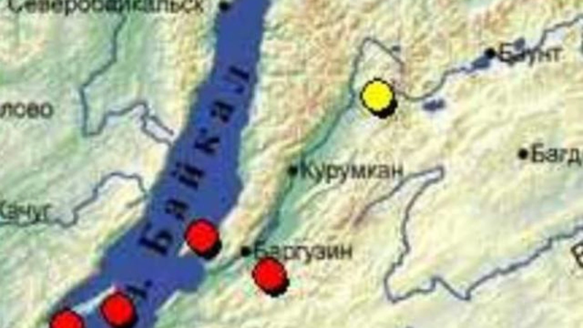 В районе Байкала зафиксировали три землетрясения