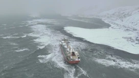 La nave cinese verrà rimossa dall'incagliamento al largo delle coste di Sachalin in primavera.