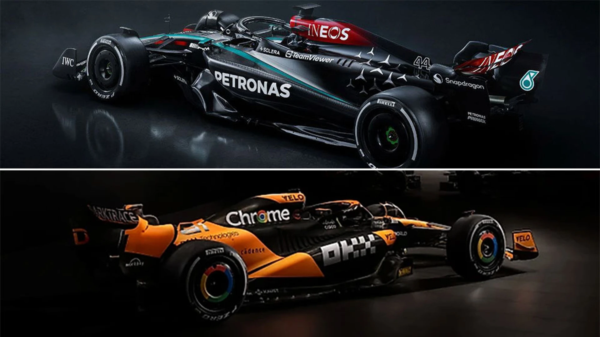 Формулические Mercedes и McLaren показали новые машины