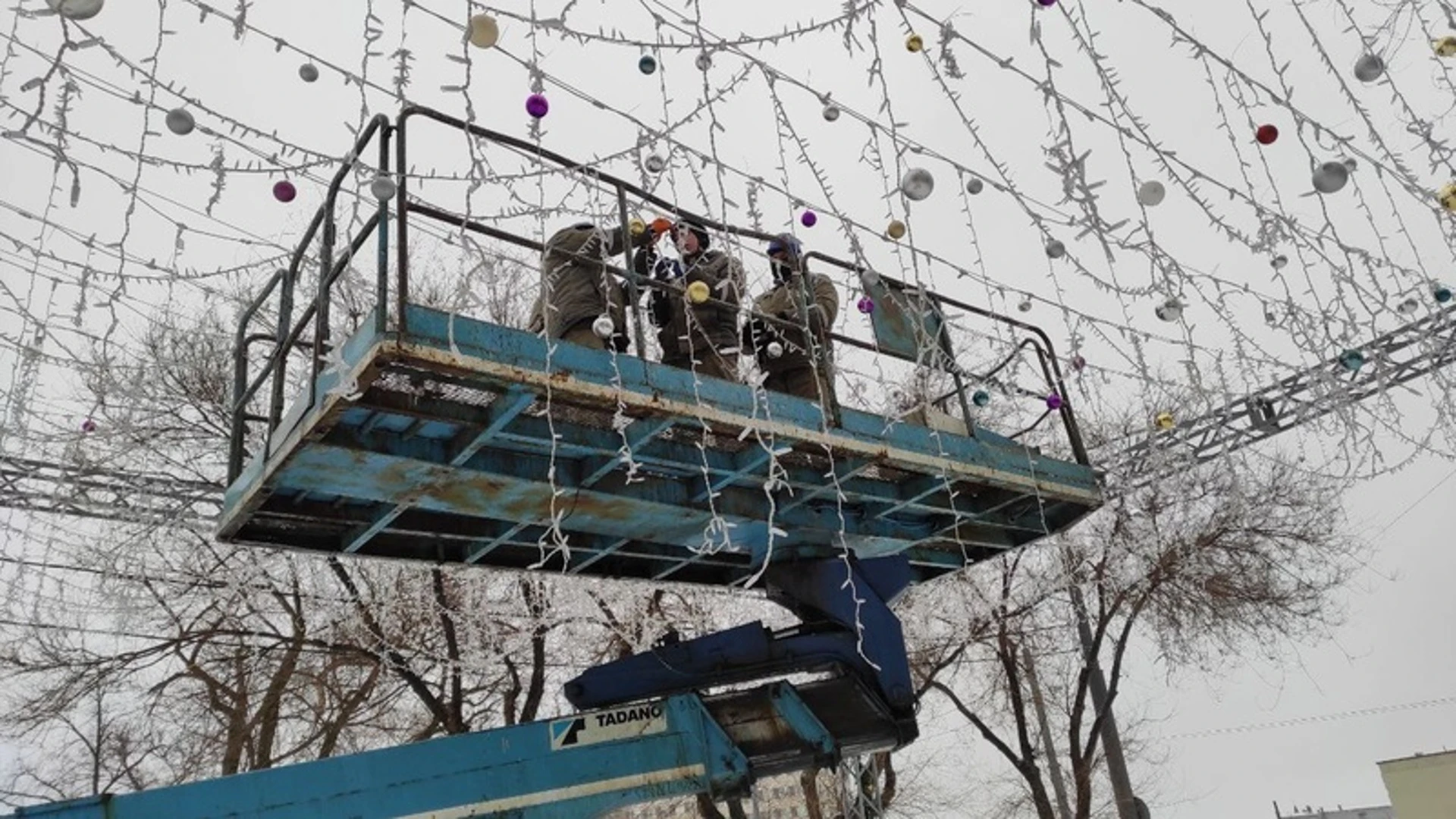 Инсталляцию "звездное небо" в Оренбурге готовят к круглогодичному использованию