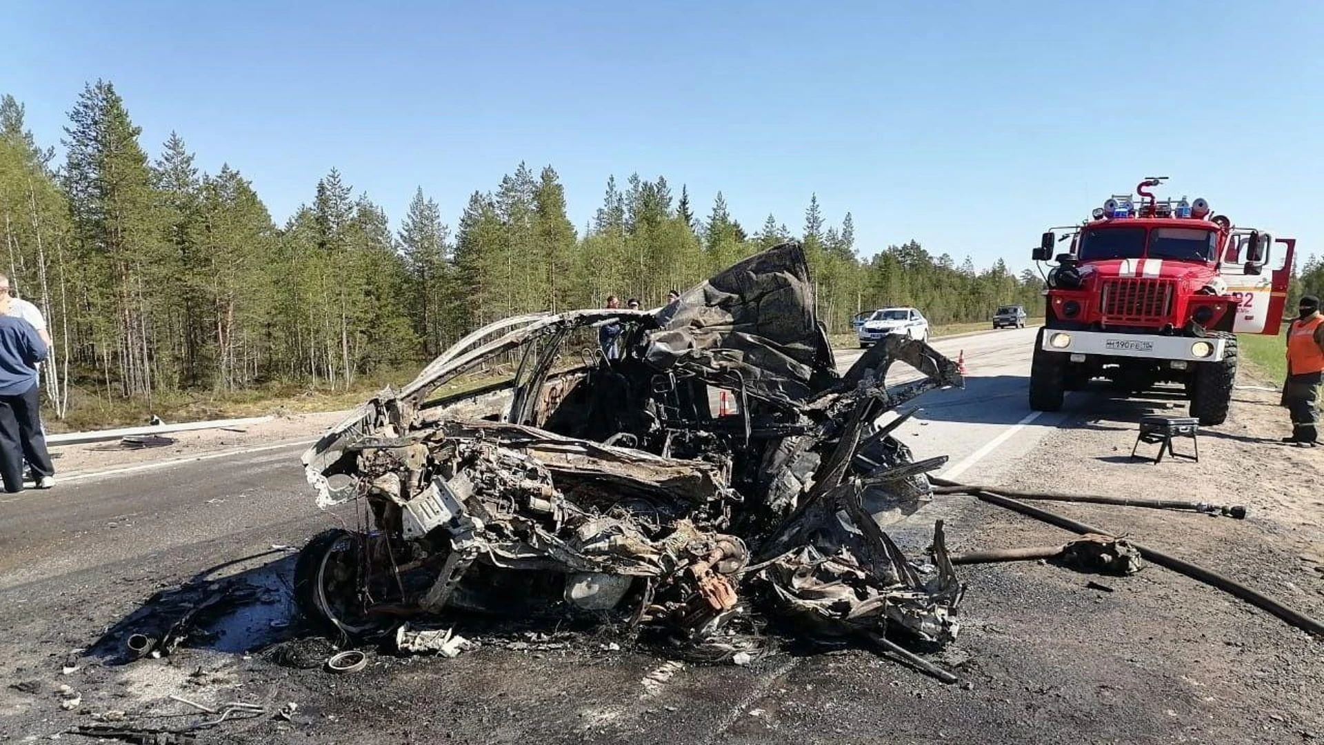 Трое мурманчан погибли в жестком ДТП в Кемском районе Карелии