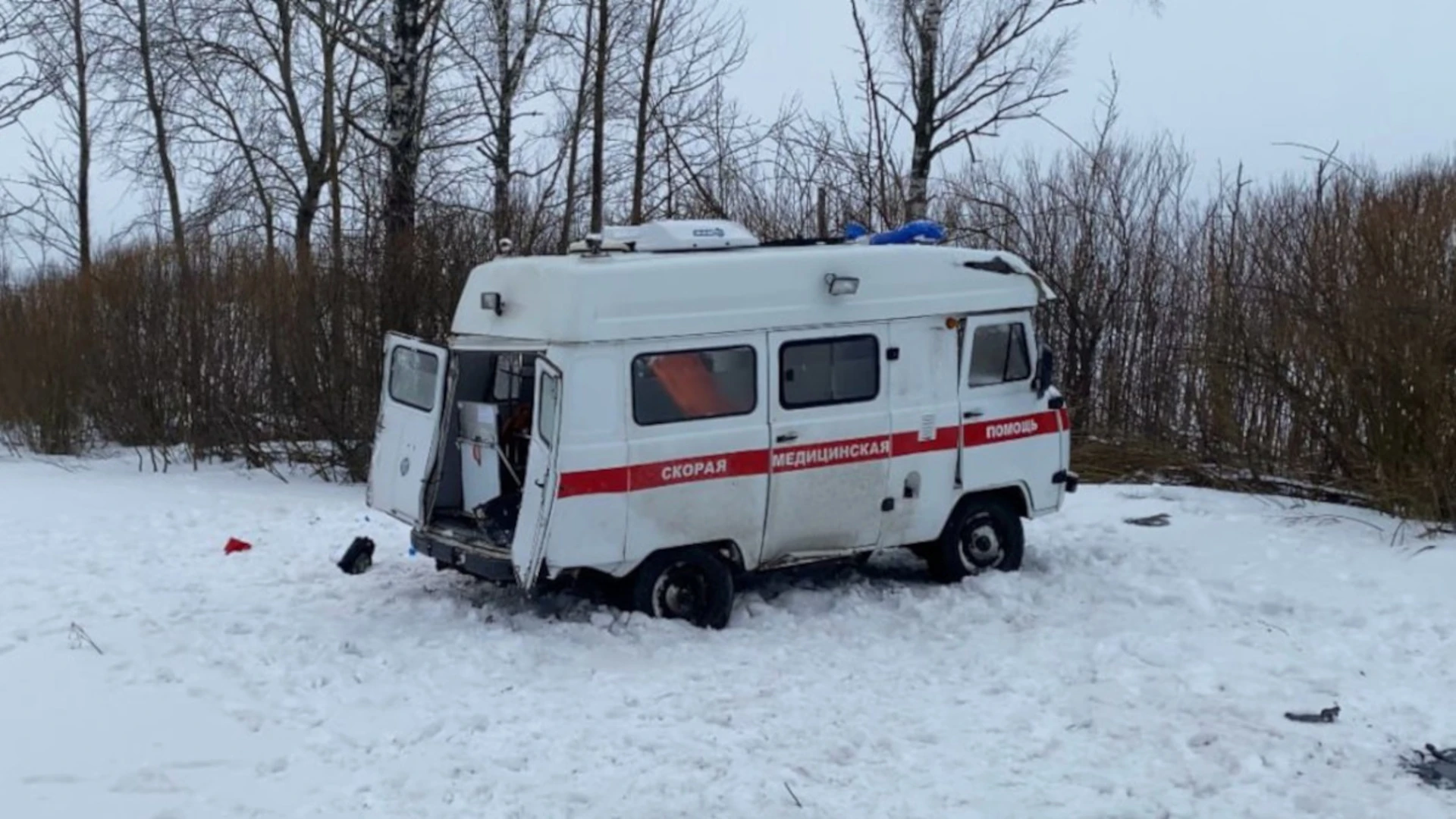 Медики, спешившие на место аварии с детским автобусом, сами попали в ДТП