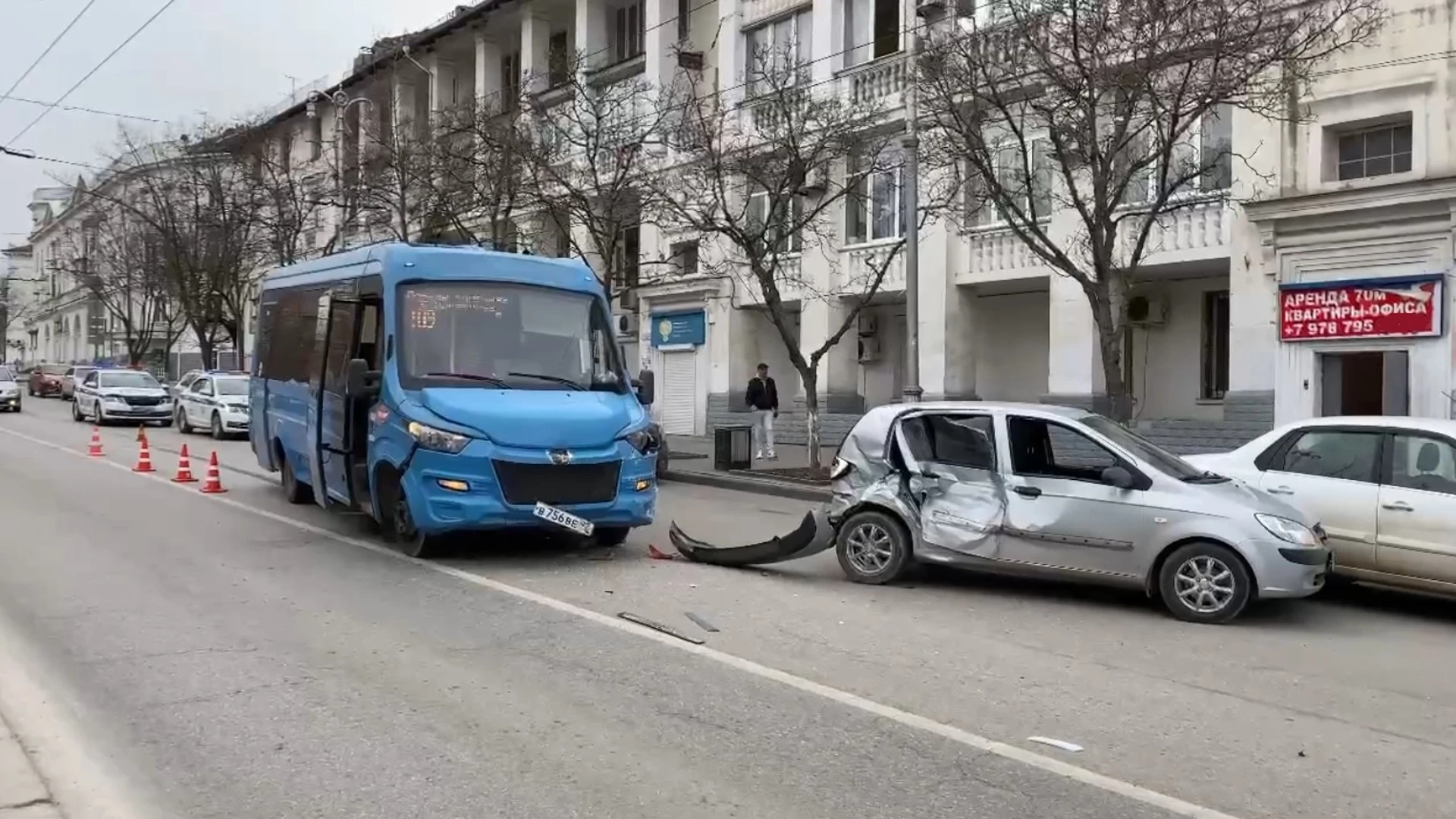 Трое детей пострадали в ДТП с автобусом в Севастополе