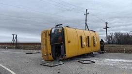 Семь пострадавших в ДТП со школьным автобусом под Волгоградом доставлены в ЦРБ