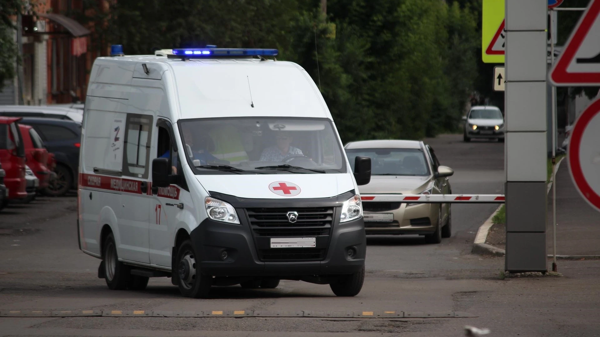 В Геленджике сгорела скорая помощь с покойником