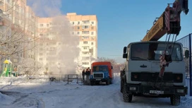 В Омске 16 жилых домов остались без теплоснабжения из-за аварии