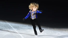 Der Sohn von Evgeny Plushenko nahm 16. Platz in der Figur Skating Turnier in Yoshkar-Ola