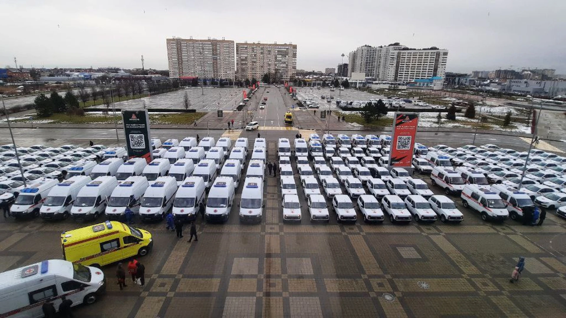 Служба скорой помощи Краснодарского края получила больше 200 новых автомобилей