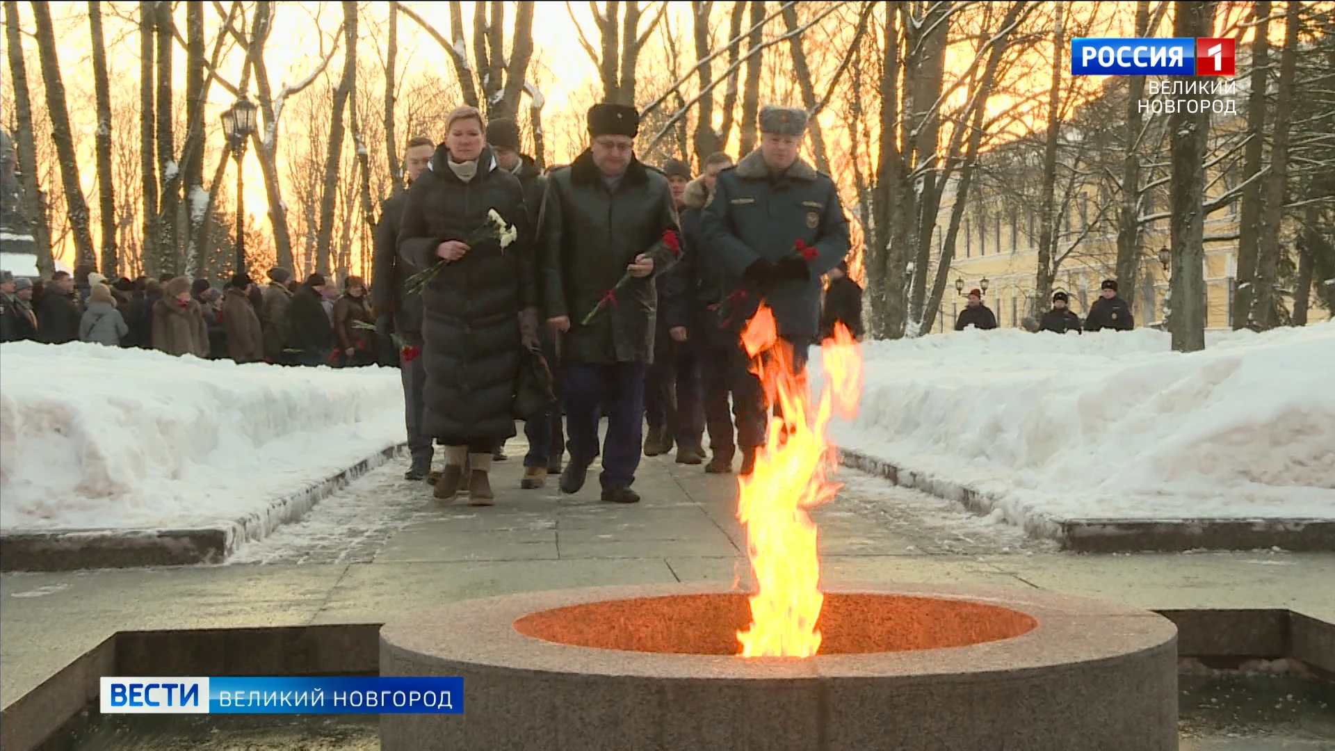 Новгород торжественно отметил 80-летие со дня освобождения города от немецко-фашистских захватчиков