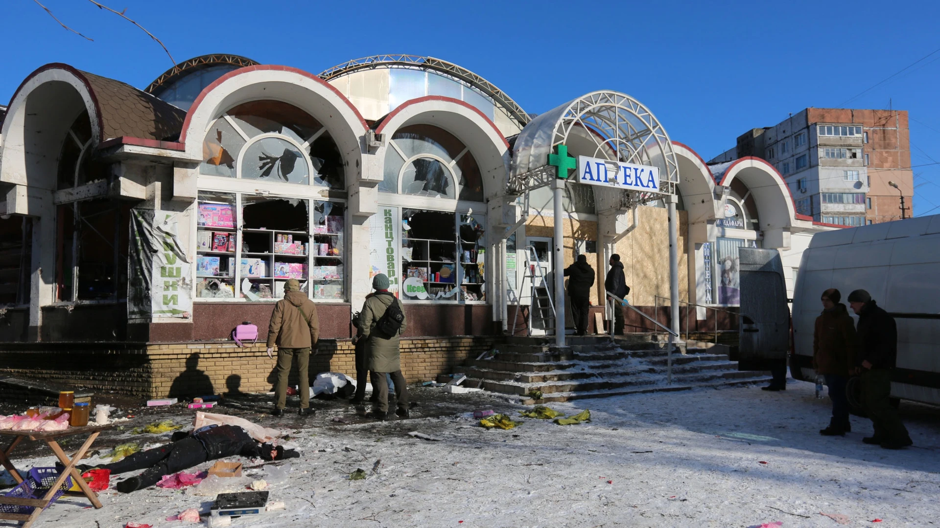 Кремль назвал удар по Донецку чудовищным актом терроризма