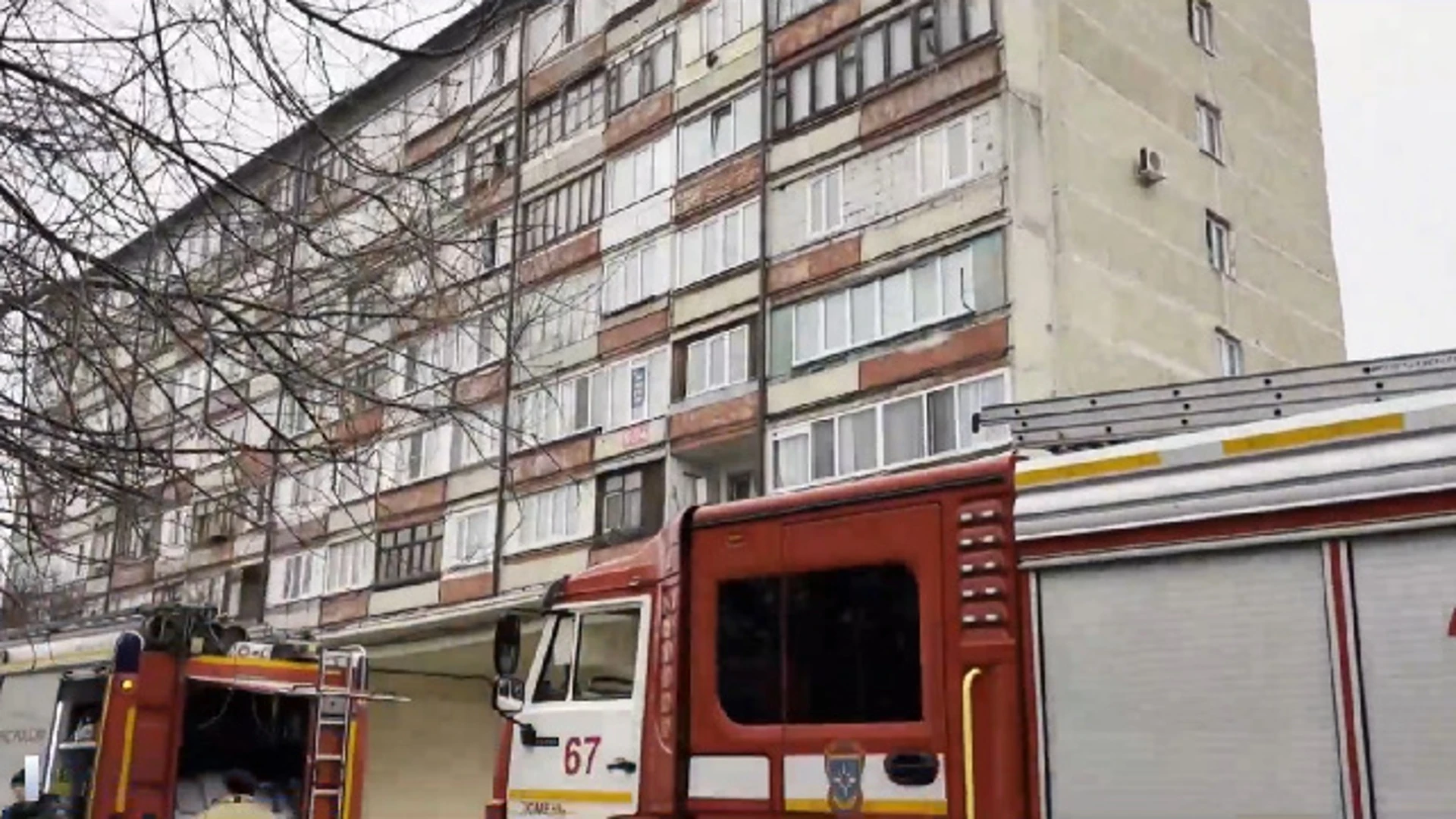 A fire in a residential building occurred in Tyumen