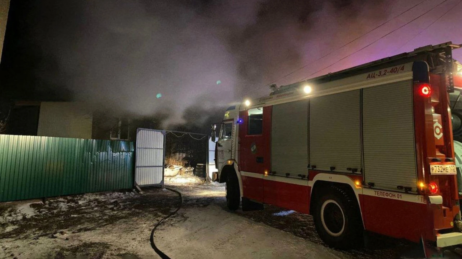 Пожар в жилом доме в Башкирии унес жизни двух человек