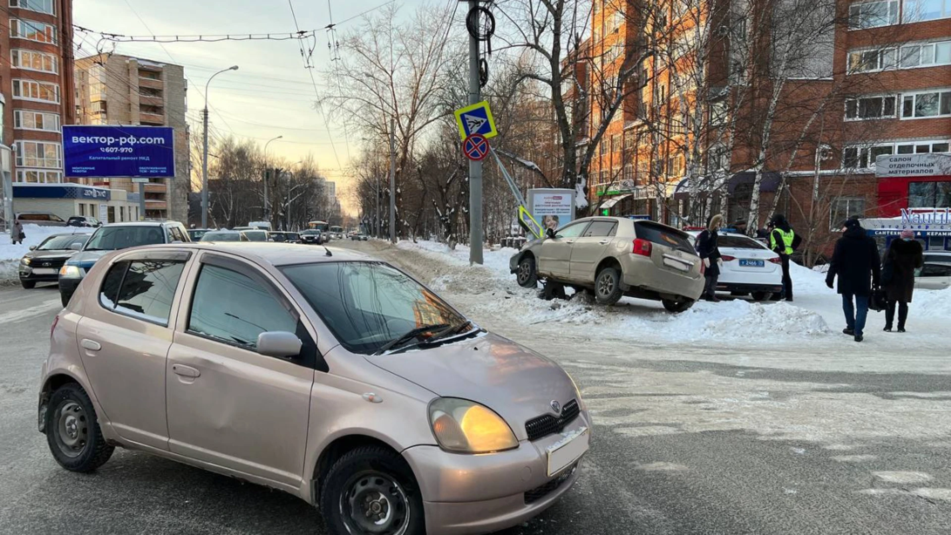 В Томске женщина попала в больницу после ДТП на пересечении Киевской и Фрунзе