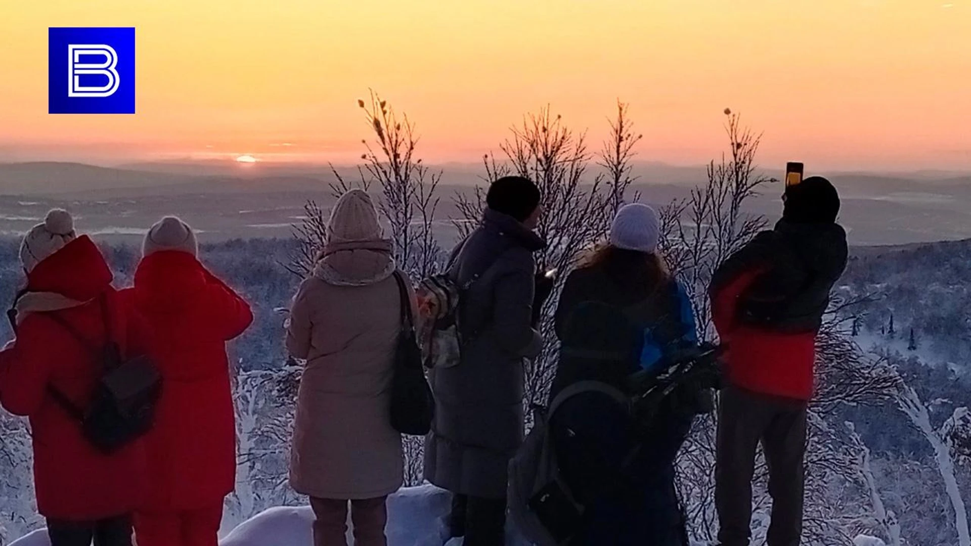 В Мурманске встретили первый рассвет после 40 дней полярной ночи