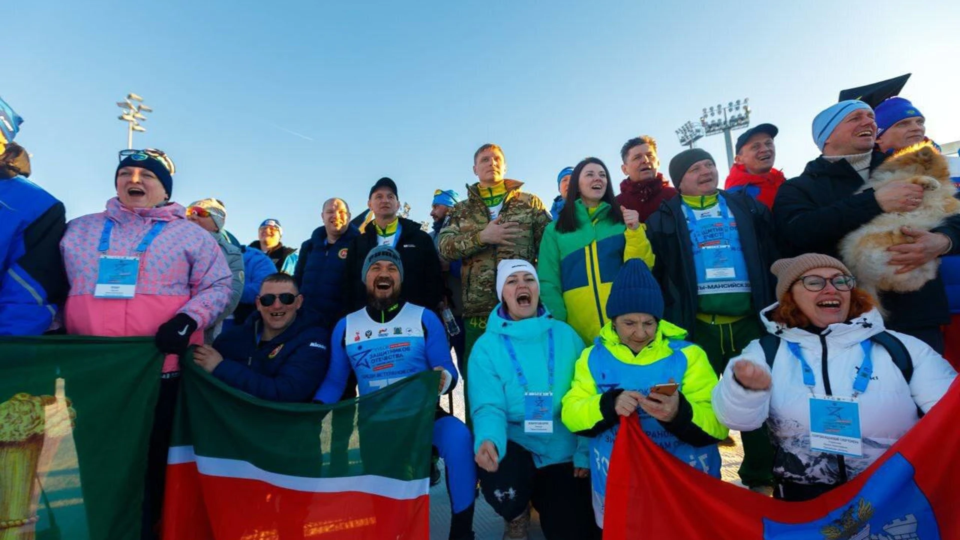 SVO'nun üç Lipetsk gazi, Khanty-Mansiysk'ta kayak ve snowboard ile yarıştı