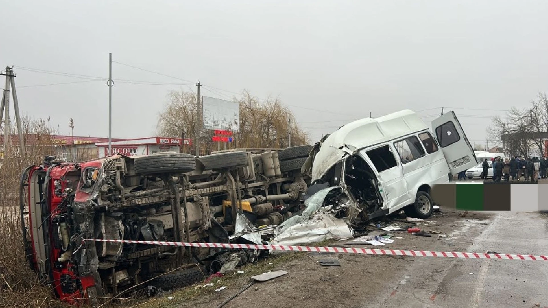 В страшной аварии с маршруткой на Ставрополье погибли семеро