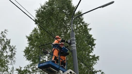 Порядка 4,5 км трассы осветили в Томской области за год