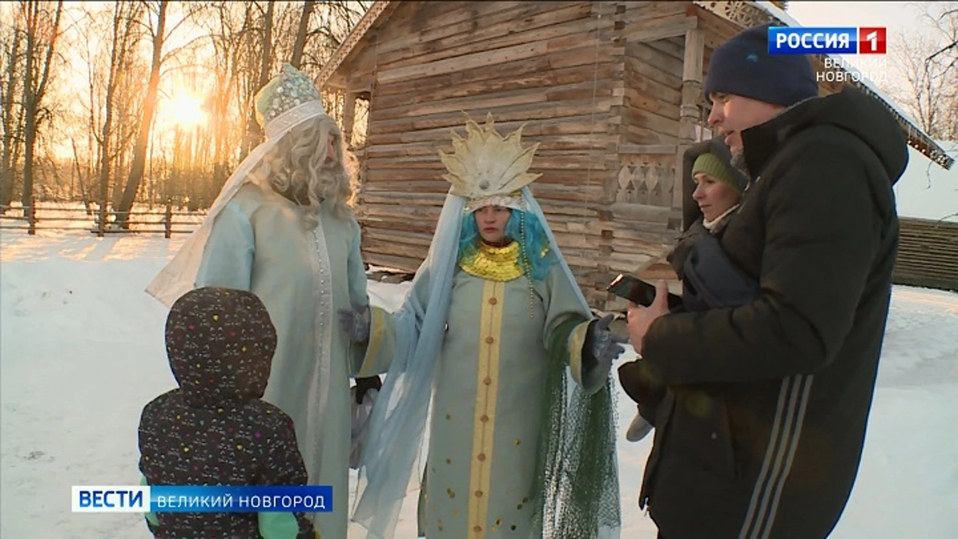 В новгородском музее деревянного зодчества "Витославлицы" проходит "Сказочное Новогодье"