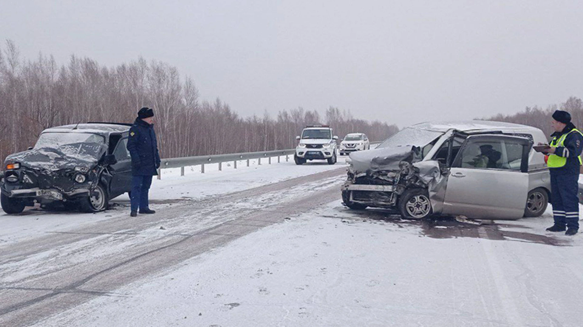 Серьезное ДТП на федеральной трассе: пятеро человек пострадали, в том числе двое детей