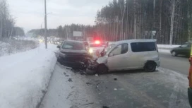 Один человек доставлен в больницу после ДТП на Коларовском тракте в Томске