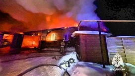 EMERCOM: in the Perm region four children rescued in a fire in a residential building