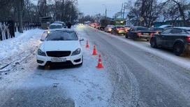 Молодой человек сбит на улице в Тюмени