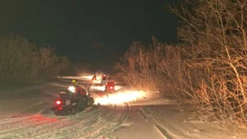 La sezione dell'autostrada a Kamchatka è stata nuovamente chiusa per il traffico