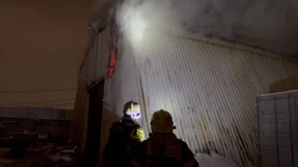 Le feu dans le hangar de la Nouvelle Moscou complètement éliminé