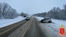 Водитель Chevrolet погибла в столкновении с грузовиком в Ленобласти