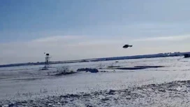 Emergency landing of Ansat helicopter in Stavropol caught on video