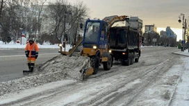 Порядка 70 тыс кубометров снега вывезено на полигоны с улиц Тюмени за прошедшие сутки