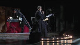 Lo spettacolo musicale "Vertinsky" è stato presentato sul palco del Teatro dell'Estrada.