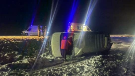 A minibus overturned in Kuban, six people were injured.