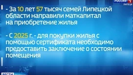 Маткапитал на покупку дома жители Липецка могут потратить после оценки